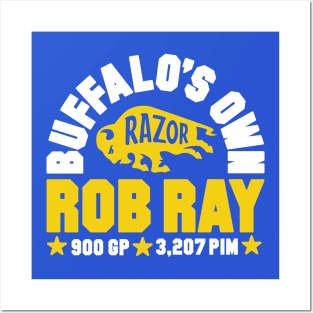 Razor Blue & Gold Posters and Art